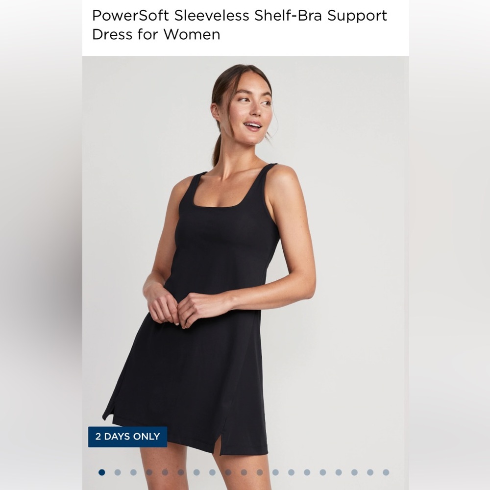 Old Navy Powersoft Dress Black XL Tall